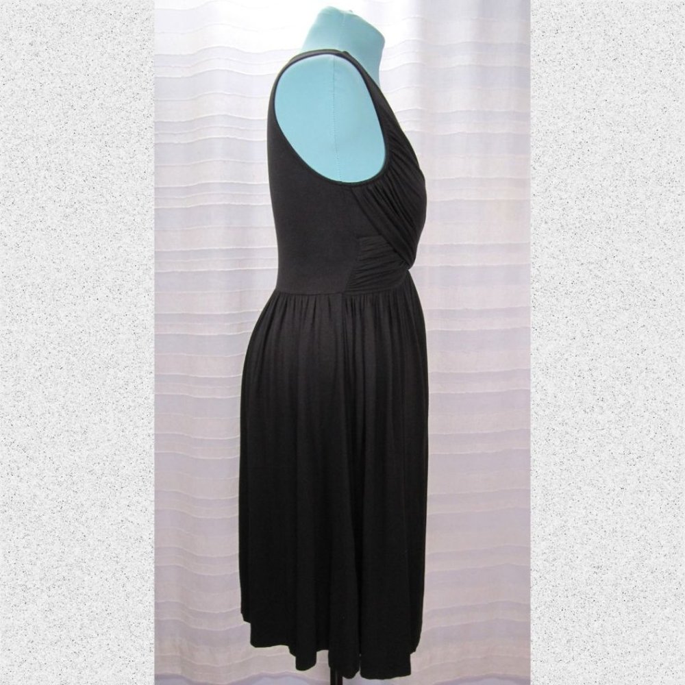 Black Anthropologie Girls From Savoy Elementary Jersey Faux Wrap Dress - XS - Picture 7 of 9